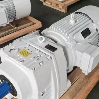 Hard tooth surface reducer R57-18.6-0.75KW helical gear reducer machine with small volume