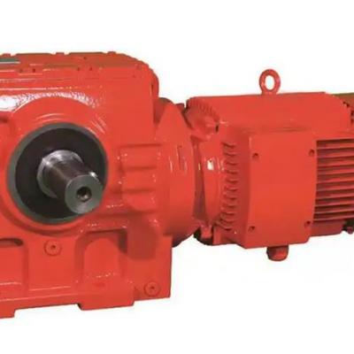 Besides the reduction ratio, what other factors can affect the output speed of the S67 gearbox