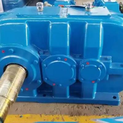 What impact will bearing damage have on the DCY250-45-1S three-stage gear reducer