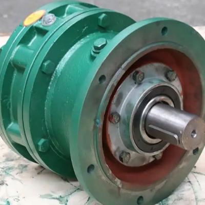 How to correctly install the output shaft of the XLD12-23-0.75KW cycloidal pinwheel reducer.