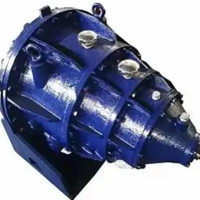 The input speed and output speed of the NCD450-250 planetary gearbox are related to which factors?