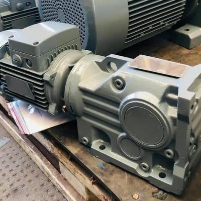 How to determine whether the KF37D80N4-0.75KW reducer after shaft wear repair is running normally