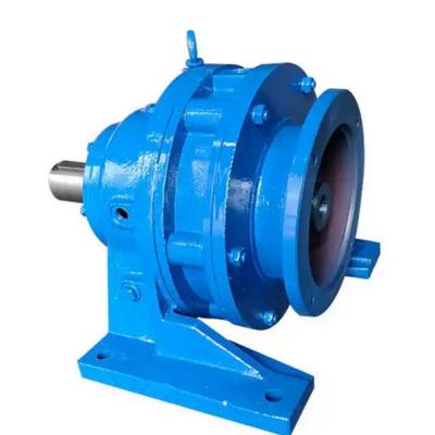 What is the impact of motor rotation error on the transmission efficiency of XWD3-0.55KW cycloidal pinwheel reducer