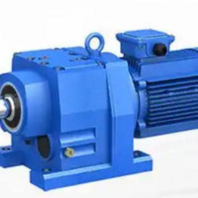 What operating factors should be considered when selecting R series helical gear reducers