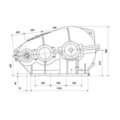 A850, A100, A1570 type reducers